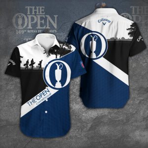 The Open Championship Callaway Hawaiian Button Shirt Short Sleeve Shirt GSS972