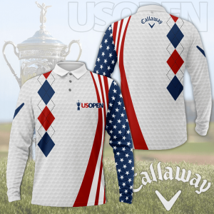 U.S. Open Championship Callaway Long Sleeve Polo Shirt Golf Shirt GLP060