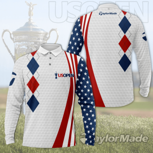 U.S. Open Championship Taylormade Long Sleeve Polo Shirt Golf Shirt GLP059
