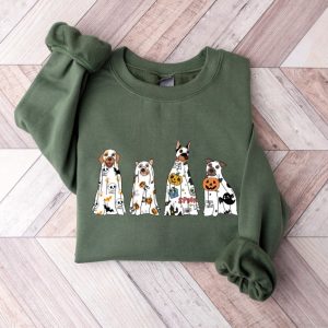 Halloween Dogs Sweat Cute Halloween Sweatshirt Hocus Pocus Sweat Dog Witches Brew Ghost Dogs Vibes