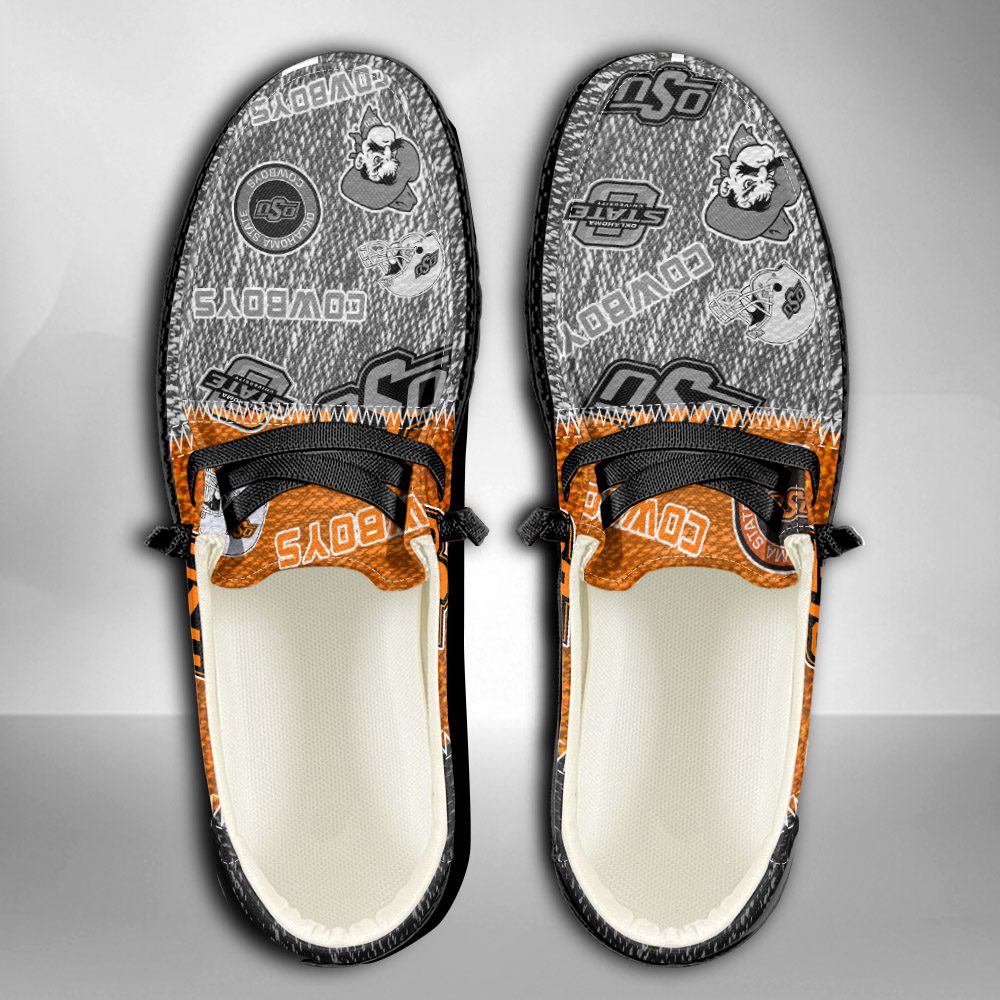 NCAA Oklahoma State Cowboys Hey Dude Shoes Wally Lace Up Loafers ...