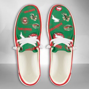 NRL South Sydney Rabbitohs Hey Dude Shoes Wally Lace Up Loafers Moccasin Slippers HDS2603