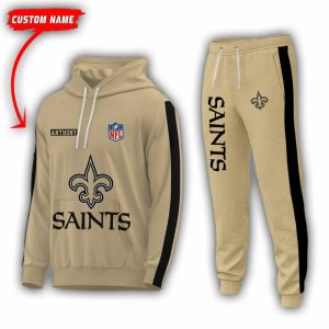 Personalized Name New Orleans Saints NFL Combo Sport 3D Hoodie - Zip Hoodie - Sweatshirt - Tshirt & Jogger
