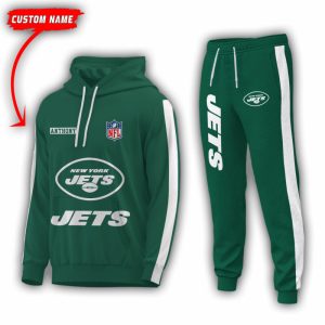 Personalized Name New York Jets NFL Combo Sport 3D Hoodie - Zip Hoodie - Sweatshirt - Tshirt & Jogger