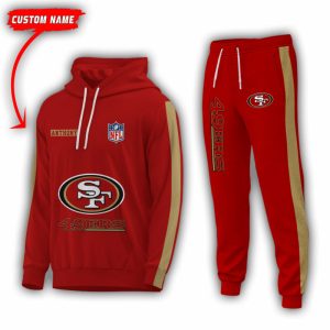 Personalized Name San Francisco 49ers NFL Combo Sport 3D Hoodie - Zip Hoodie - Sweatshirt - Tshirt & Jogger