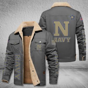 Navy Midshipmen Fleece Cargo Jacket Winter Jacket FCJ2016