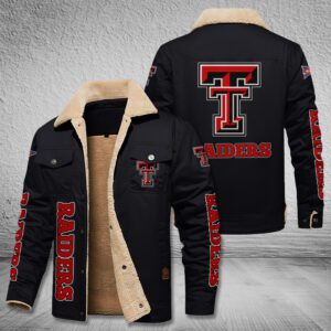 Texas Tech Red Raiders Fleece Cargo Jacket Winter Jacket FCJ2009