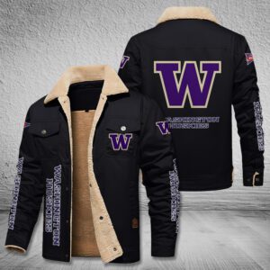 Washington Huskies Fleece Cargo Jacket Winter Jacket FCJ2015