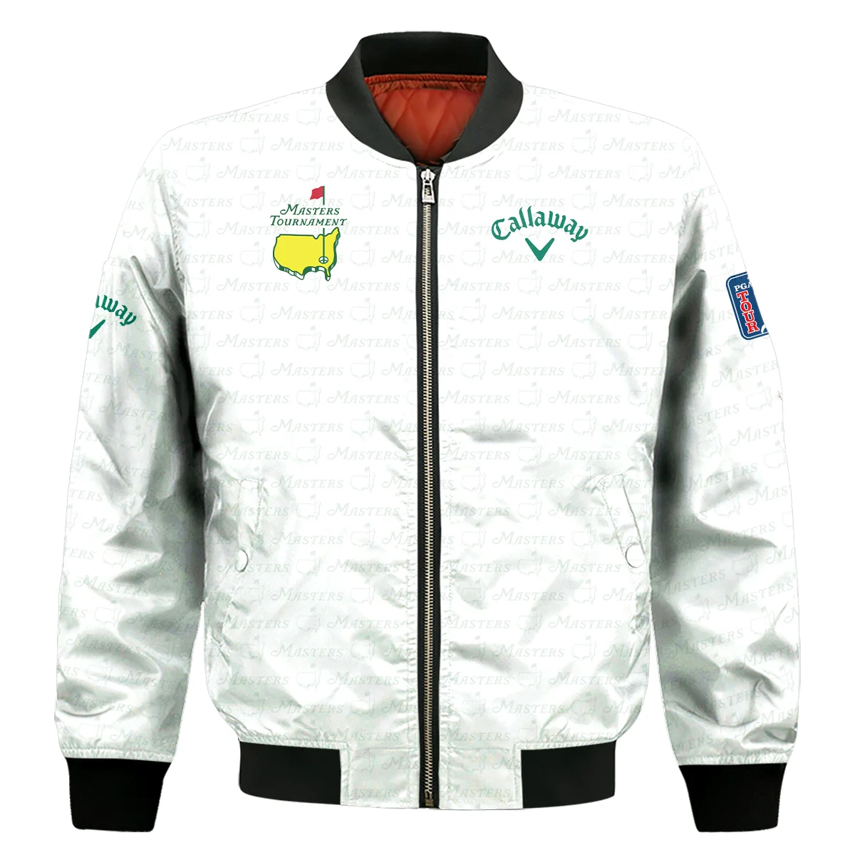 Pattern Masters Tournament Callaway Bomber Jacket White Green Sport Love Bomber Jacket GBJ1369