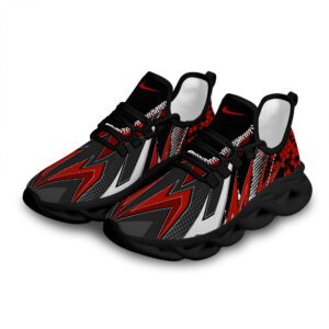 Red Sport Nike Max Soul Shoes Black Sole Style Classic Sneaker Gift For Fans
