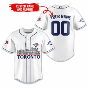 Toronto Blue Jays MLB Teams Custom Name And Number Baseball Jersey BTL1269