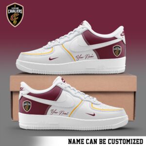 Cleveland Cavaliers NBA Personalized AF1 Sneakers Limited 2024 Collection