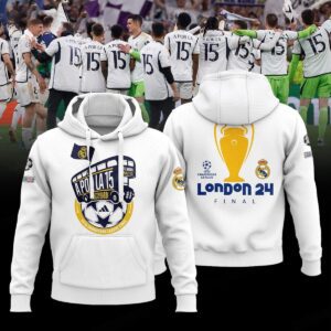 Hala Real Madrid 36 Campeones Final Champion Trophy 2024 Unisex 3D Hoodie For Fans HRM1021