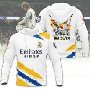 Hala Real Madrid 36 Campeones Final Champion Trophy 2024 Unisex 3D Hoodie For Fans HRM1024