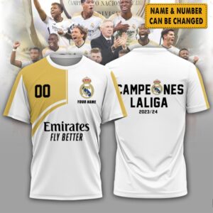 Hala Real Madrid 36 Campeones Final Champion Trophy 2024 Unisex 3D T-Shirt For Fans TRM1021
