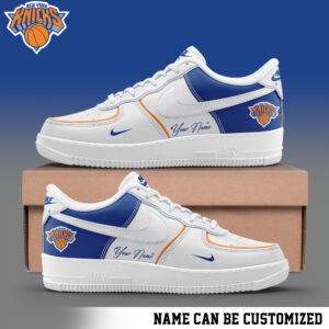 New York Knicks NBA Personalized AF1 Sneakers Limited 2024 Collection