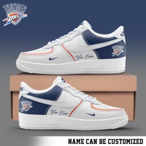Oklahoma City Thunder NBA Personalized AF1 Sneakers Limited 2024 Collection