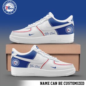 Philadelphia 76ers NBA Personalized AF1 Sneakers Limited 2024 Collection